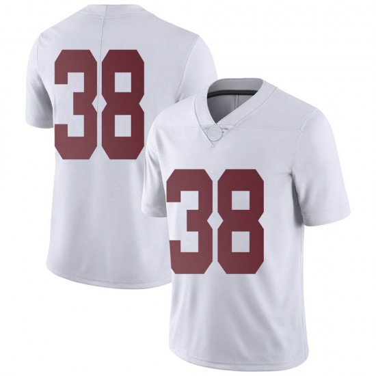 Alabama Crimson Tide Youth Zavier Mapp #38 No Name White NCAA Nike Authentic Stitched College Football Jersey BC16J37QX